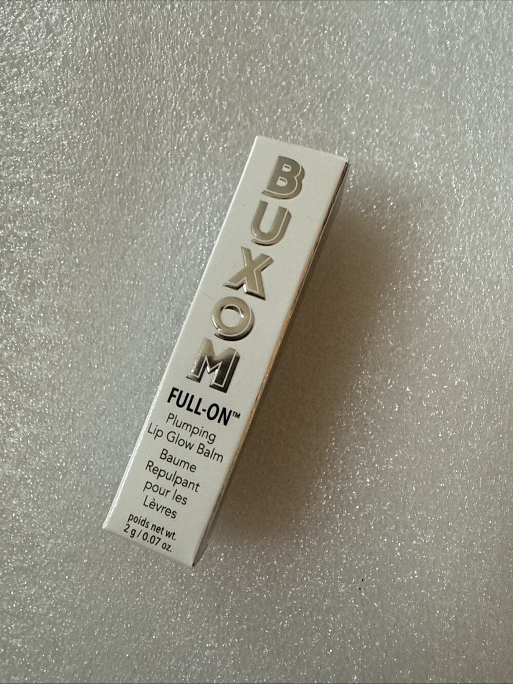 Buxom PEACH SMOOTHIE Full-On PLUMPING Lip Glow BALM Full Size NIB Hydrating